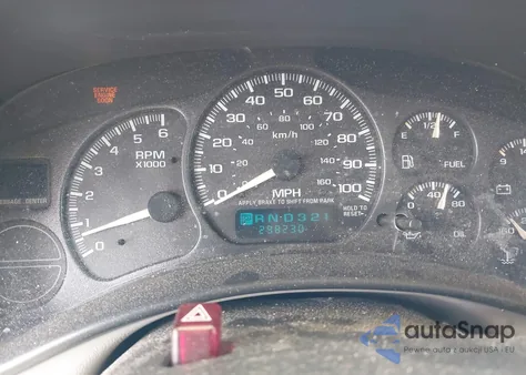 2002 Chevrolet Tahoe Lt из США, поврежденный, VIN 1GNEK13Z42J160905